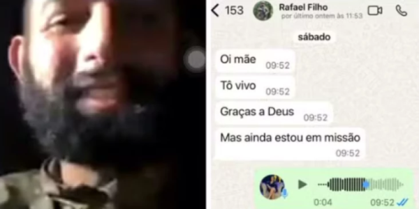 Maranhense recrutado para o exército da Ucrânia se comunica com a família