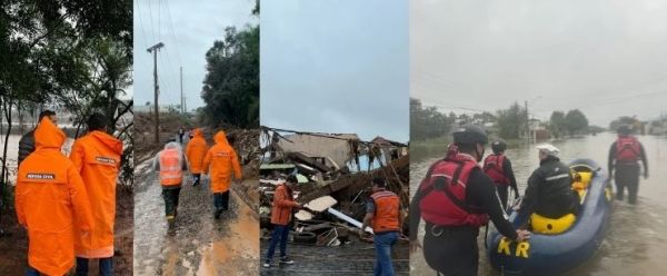 Bombeiros maranhenses reforçam missão humanitária no RS