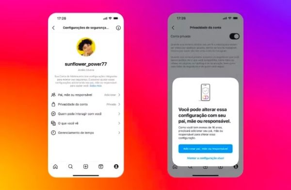 Nova função do Instagram permite que pais tenham controle sobre perfis dos adolescentes