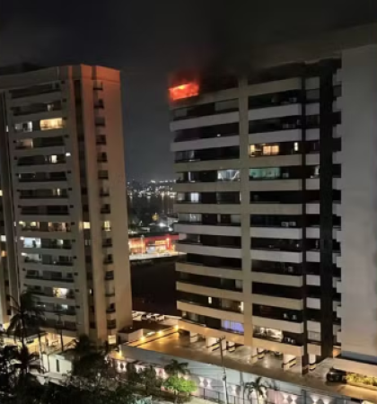 Incêndio atinge apartamento em prédio residencial em São Luís