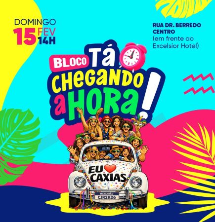 Bloco do deputado Catulé Júnior promete agitar o domingo de Carnaval em Caxias