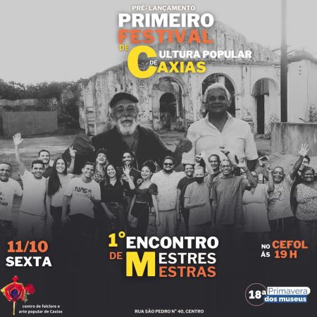 CEFOL promove I Encontro de Mestres e Mestras de Cultura Popular de Caxias 