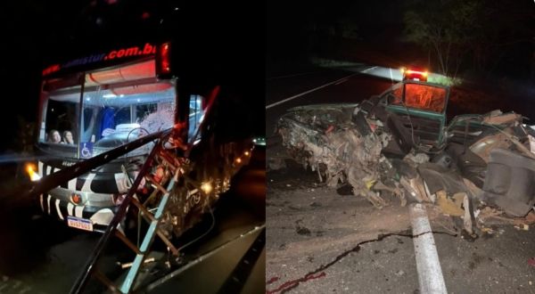 Motorista morre após colisão envolvendo ônibus e dois carros entre Timon e Caxias