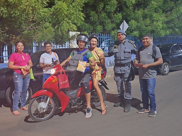 Caxias tem palestra e blitz educativa em alusão a Semana Nacional de Trânsito