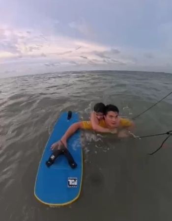 Kitesurfista Bruno Lobo salva jovem de afogamento em praia de São Luís