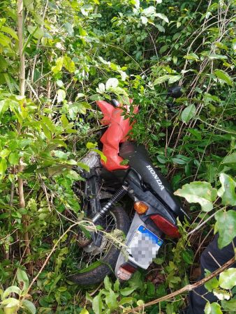 Motocicleta roubada a mão armada é recuperada com auxílio de rastreador veicular