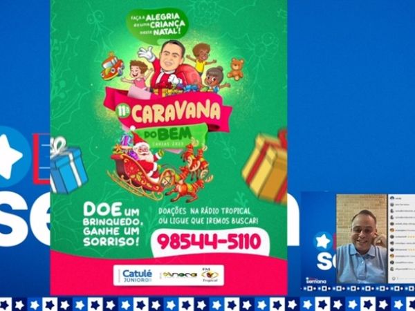 Lançada 11ª Caravana do Bem: campanha de arrecadação de brinquedos para crianças carentes em Caxias