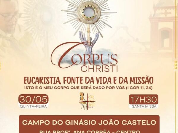 Festa de Corpus Christi reúne católicos de todas as paróquias de Caxias no campo do ginásio Governador João Castelo