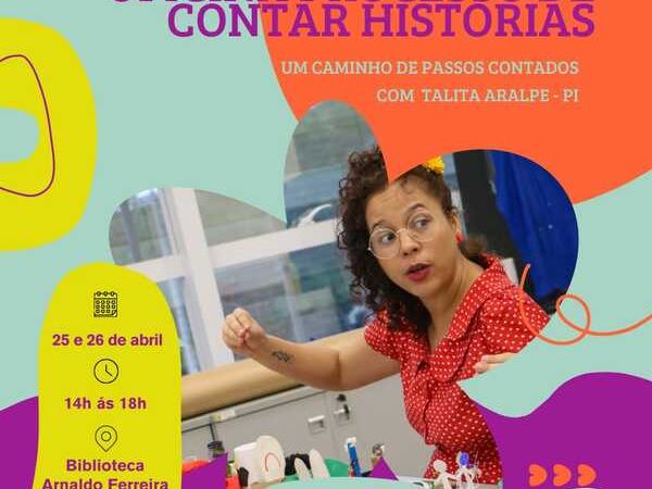 Sesc Caxias está com inscrições abertas para oficina "Processo de Contar Histórias"
