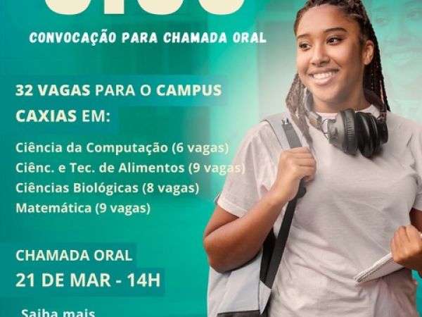 SiSU: IFMA Campus Caxias realizará Chamada Oral no próximo dia 21