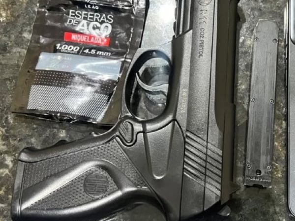Homem é detido com arma de ar comprimido na zona rural de Caxias