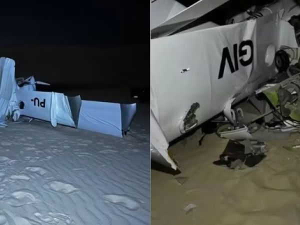 Avião de pequeno porte cai nos Lençóis Maranhenses e mata duas pessoas