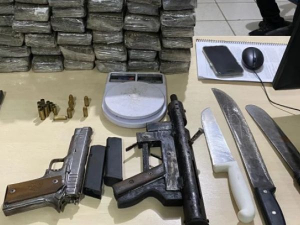 Homem é preso com armas e grande quantidade de drogas em Caxias