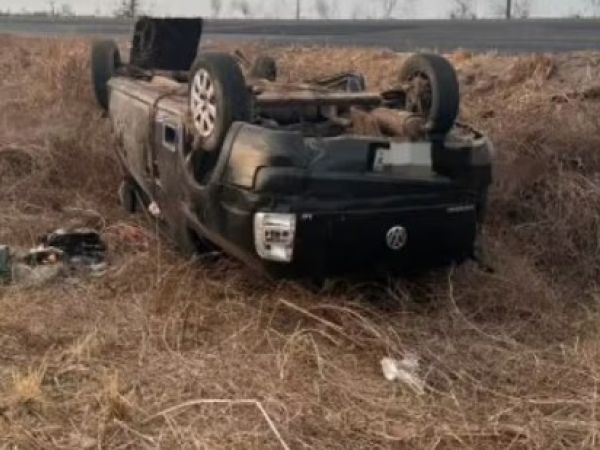 Policial militar morre após carro sair da pista e capotar na BR-135, no MA