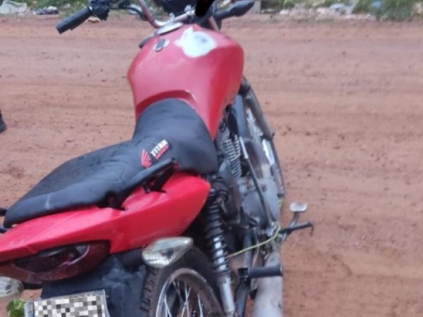 PM localiza moto roubada no bairro Pampulha