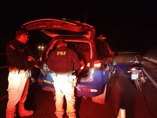 PRF prende homem por receptação de motocicleta roubada na BR-316