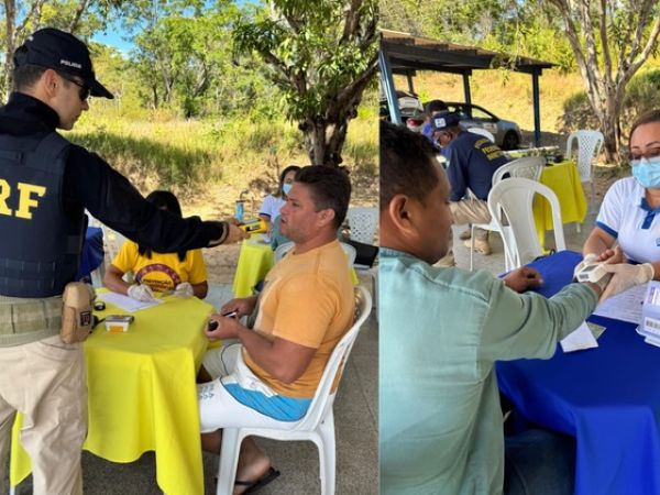 PRF realiza ação de saúde preventiva com foco na pressão arterial em Caxias