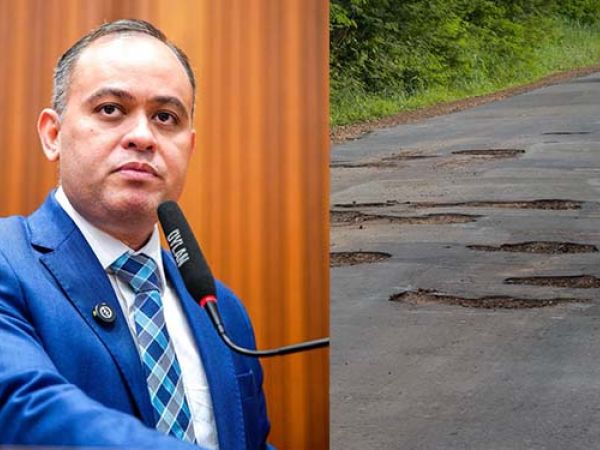Deputado Catulé Júnior faz cobrança por serviço precário de recuperação da MA-034