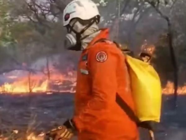 Brigadistas tentam controlar fogo que já dura 15 dias na Chapada das Mesas