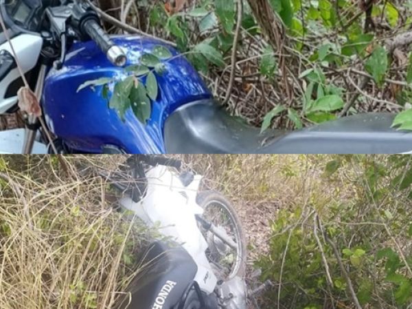 Duas motocicletas roubadas são recuperadas no bairro Caldeirões