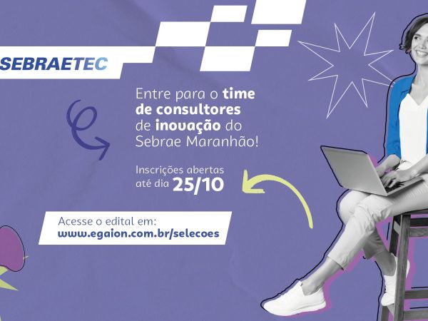 Sebrae abre inscrições para credenciamento de empresas prestadoras de serviços em inovação