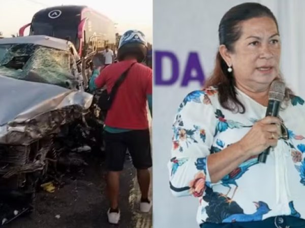 Primeira-dama de Carutapera morre em acidente entre carro e ônibus
