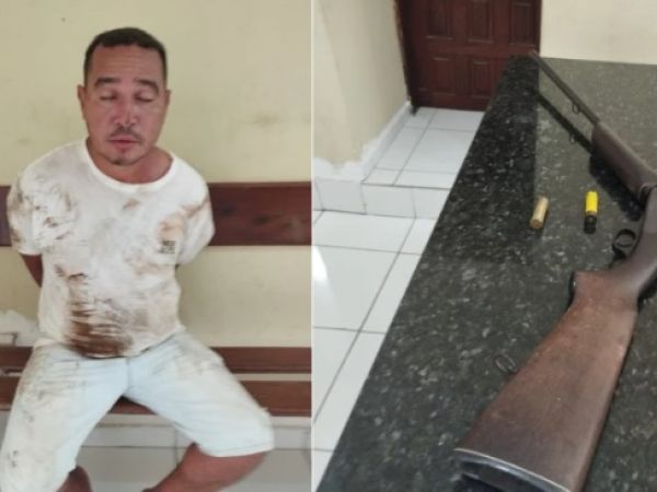 Suspeito de matar comerciante com tiro de espingarda é preso em Caxias