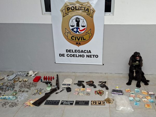 Polícia Civil prende cinco suspeitos em ação contra o crime em Coelho Neto