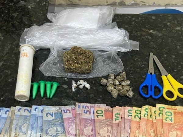 PM prende homem por tráfico de drogas no bairro José Castro