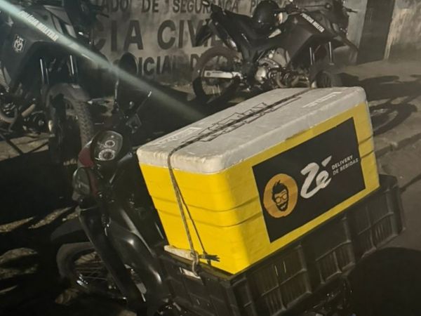 PM recupera moto roubada de entregador de delivery em Caxias
